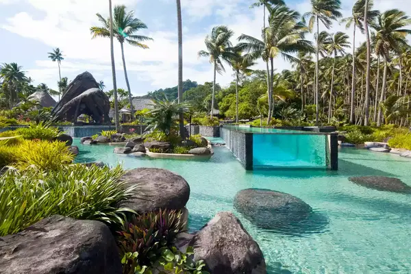 The main pool at COMO Laucala Island