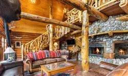 Living room at Bar N Ranch