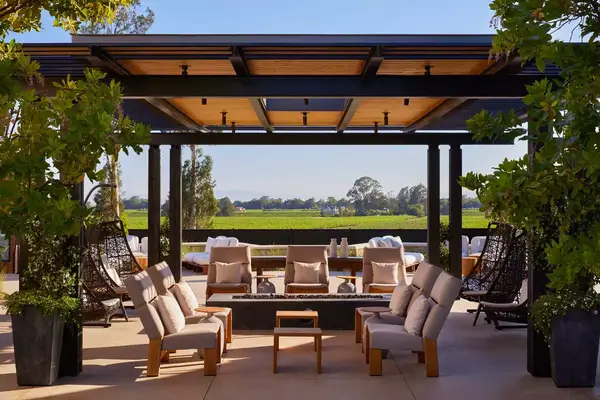 Wellness lounge at Stanly Ranch, Auberge Resorts Collection in Napa Valley, California