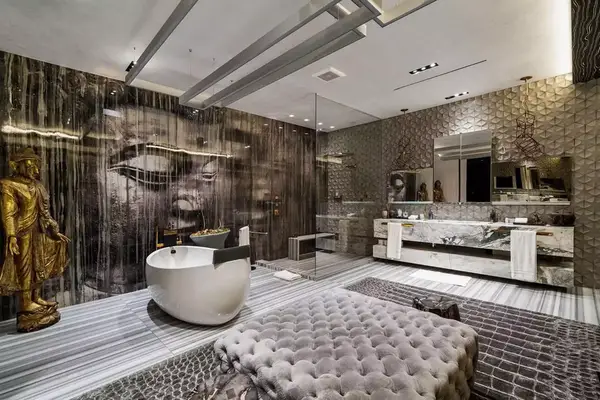 Interior of the bathroom at The Sunset View Mansion