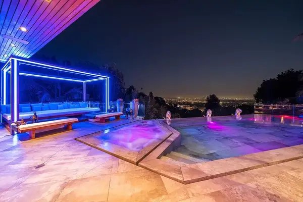The pool at The Sunset View Mansion