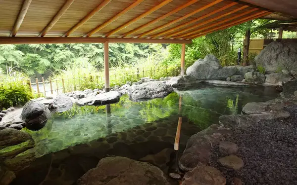 Interior of Nishiyama Onsen Keiunkan in Japan, believed to be the world