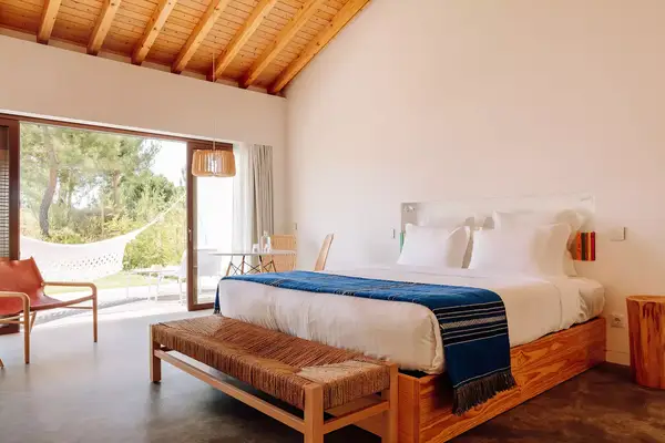 A double room at Spatia Comporta in Portugal