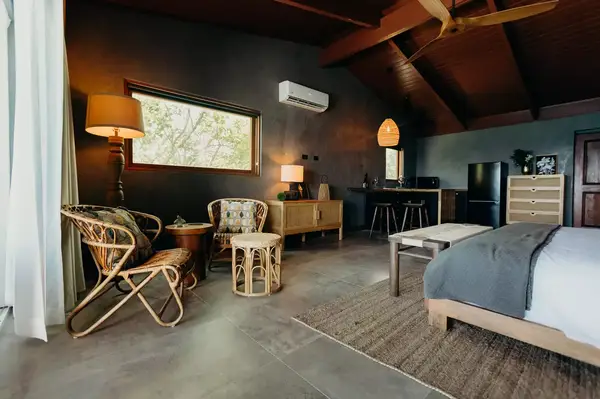 A guest room at the Waves Cane Bay on St. Croix