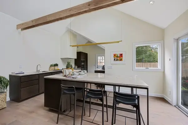 The kitchen inside of The Beach House at The Roundtree, Amagansett