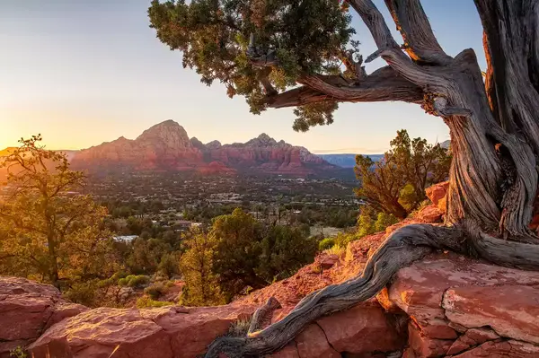 Sunset over Sedona Arizona