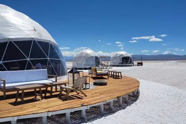 Exterior of Pristine Camps, Argentina