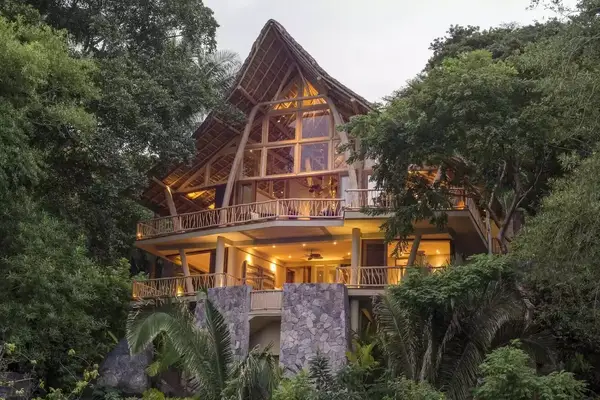 Treehouse exterior at Punta Sayulita