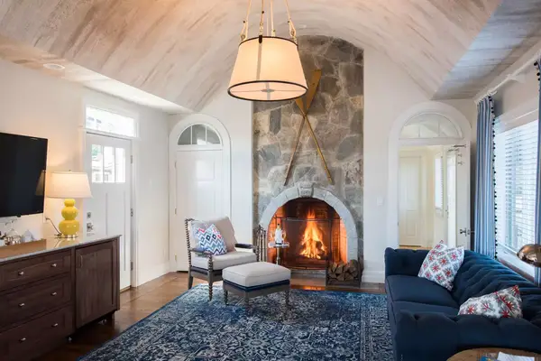 Friendship Cottage fireplace