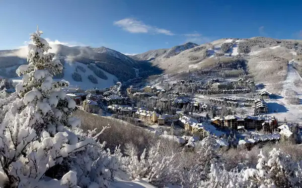 Aerial view of Beaver Creek resort