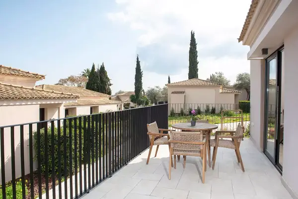 A guest room terrace at Dreams Corfu Resort & Spa, Greece