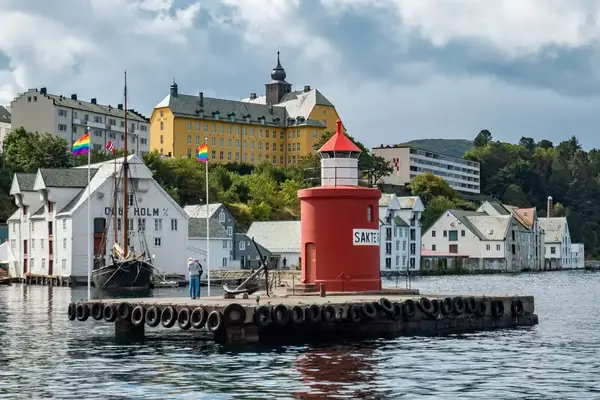 Molja Lighthouse In Alesund