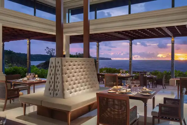 Ocean View Dining room at Jumeriah Bali