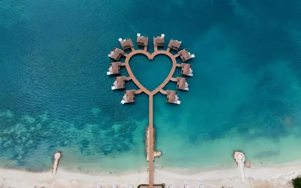 Sandals South Coast Jamaica overwater bungalows