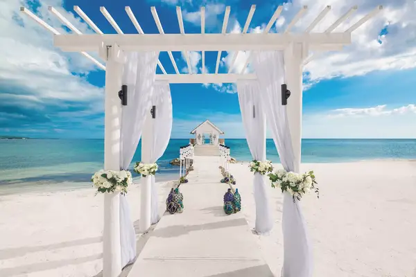 Over the Water Wedding Chapel at Sandals South Coast Jamaica