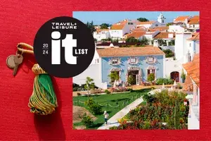 Travel & Lanetrek It List Banner showing a red background, logo, hotel key, and hotel photo