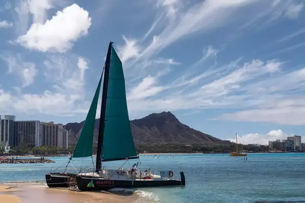 Boat at Sheraton Waikiki