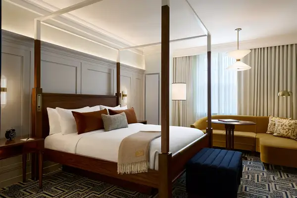 Bedroom at Dearborn Inn