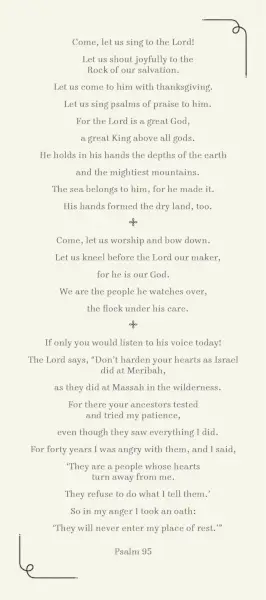 psalm 95