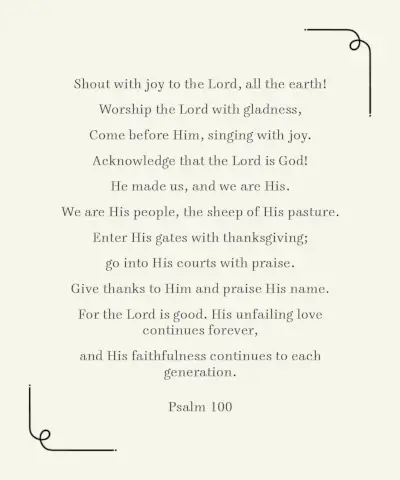 psalm 100