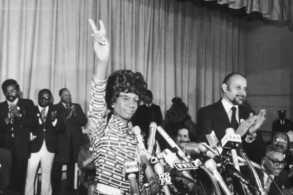 25th january 1972 us representative shirley chisholm announces her entry for democratic nomination for the presidency, at the concord baptist church in brooklyn