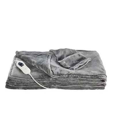The Snuggler – Heated Throw with Sleeves and Foot Pouch