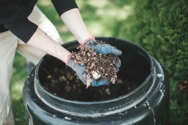 using compost