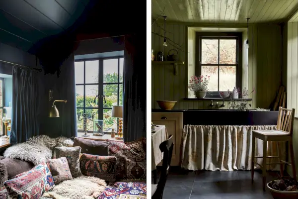 best colours small room dark colours