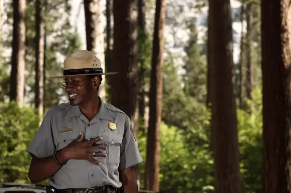 a ranger in Yosemite National Park