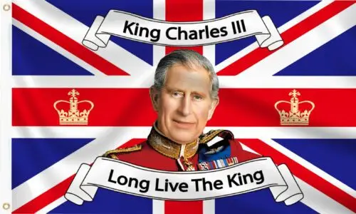 King Charles Coronation Flag 