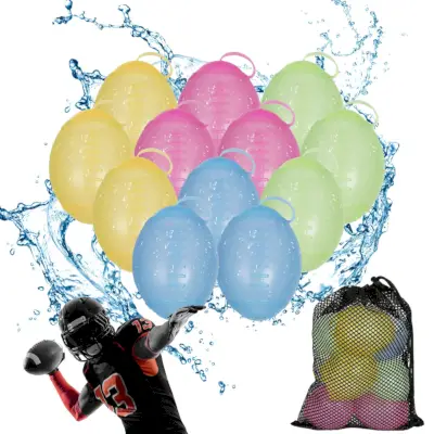 Silicon Rugby Refillable Water Balloons