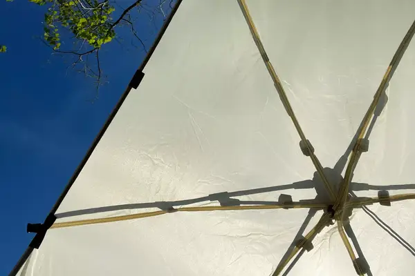 Closeup of the interior of the Oileus XL Beach Tent