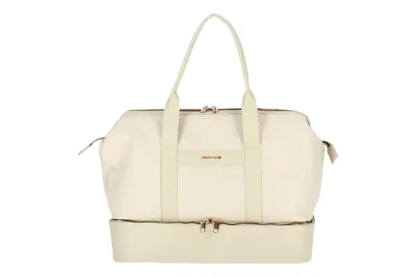 Roberto Cavalli Travel Drop Bottom Nylon Duffle Bag