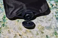 zoomed in on the cap of the Matador Toiletry Bags