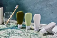 INSFIT TSA Carry-on Approved Containers on a bathroom counter