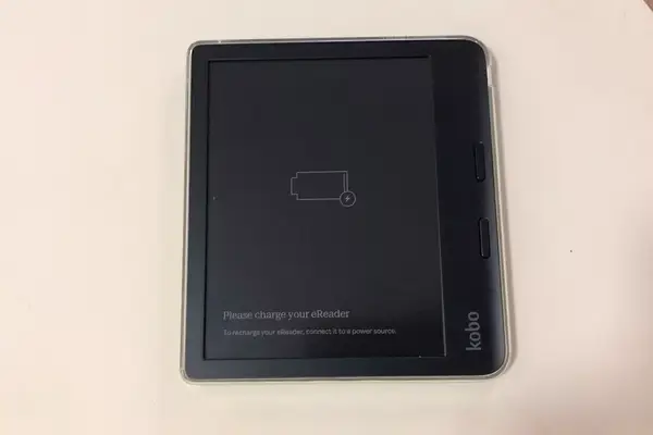 Kobo Libra Colour on a white surface