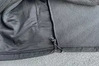 The North Face Denali Zip Jacket on a concrete floor, interior-view