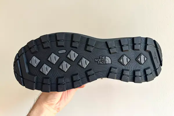 The treads on the bottom of The North Face Men’s Bergen Leather Waterproof Boots