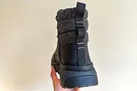 The back of a pair of The North Face Men’s Bergen Leather Waterproof Boots