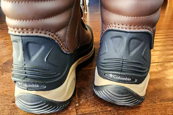 The back of the Columbia Men’s Bugaboot III Boots