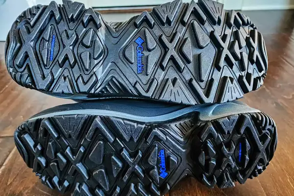 The treads on the bottom of the Columbia Men’s Bugaboot III Boots