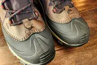 The toes on the front of the Columbia Men’s Bugaboot III Boots