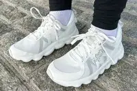 A woman wearing a pair of Rykä Women