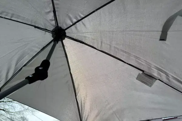 A close up of the open Sport-Brella Versa-Brella