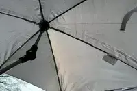 A close up of the open Sport-Brella Versa-Brella