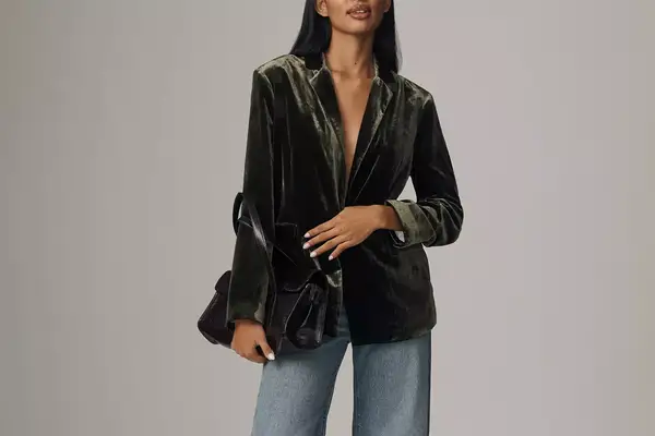 The Ettie Blazer by Maeve Velvet Edition