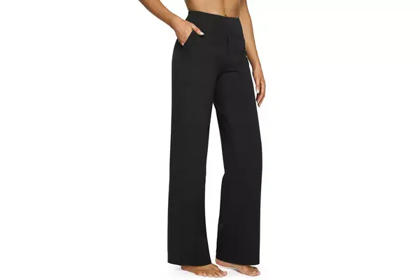 G4Free Yoga Pants Women Wide Leg Pants with Pockets High