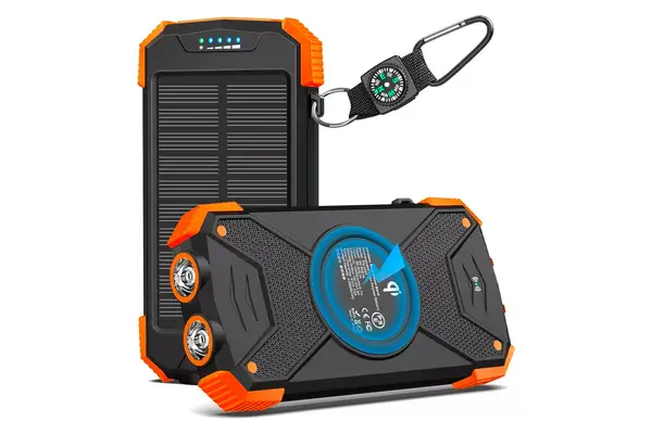 Blavor Solar Power Bank Orange