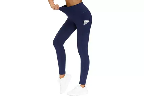 THE GYM PEOPLE Thick High Waist Yoga Pants with Pockets