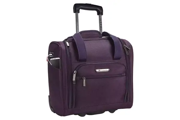 Amazon TPRC 15-Inch Smart Under Seat Carry-On Luggage with USB Charging Port